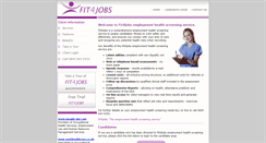 Desktop Screenshot of fit4jobs.co.uk